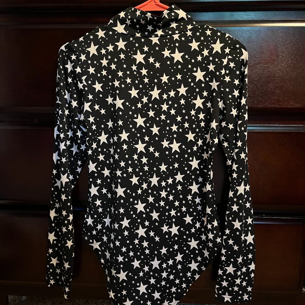 Star bodysuit - light and stretchy. Black & White